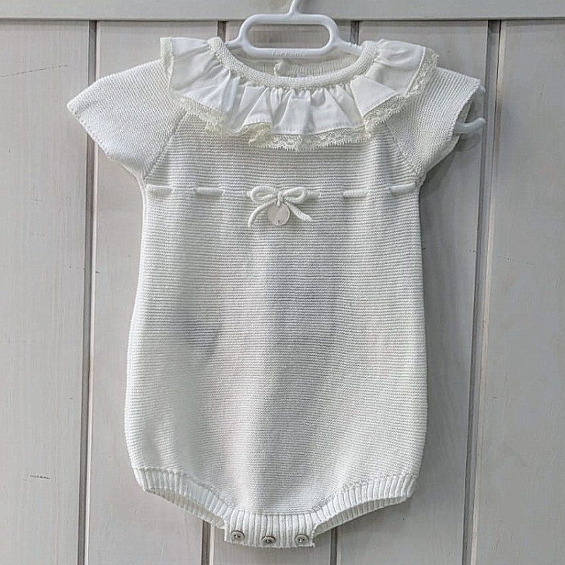 PELELE PUNTO UNISEX BLANCO ROTO
