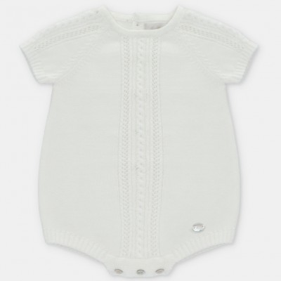PELELE BEBÉ PUNTO REGINA BLANCO