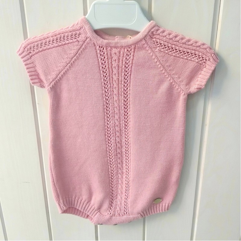 PELELE BEBÉ PUNTO REGINA ROSA PELELE BEBÉ PUNTO REGINA ROSA