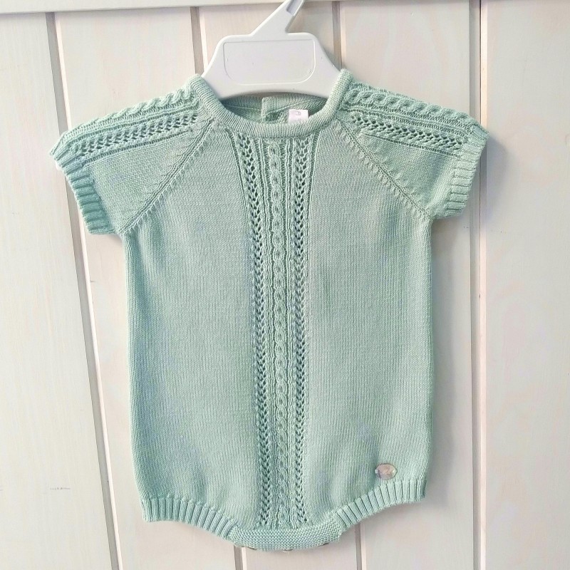 PELELE BEBÉ PUNTO REGINA VERDE