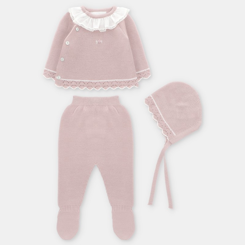 CONJUNTO CON POLAINA CARDIFF ROSA