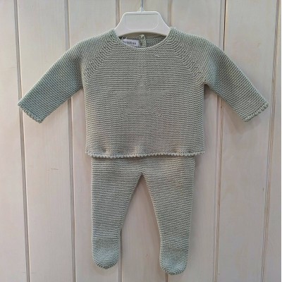 CONJUNTO BEBÉ POLAINA VERDE