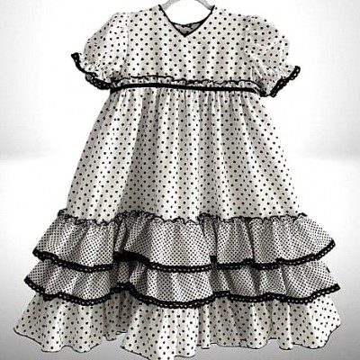 TRAJE DE FLAMENCA LARGO CANASTERO TF-68